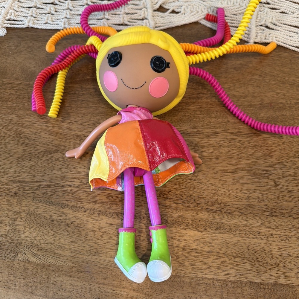 Silly Hair Lalaloopsy April Sunsplash Doll Full Size Dress Shoes Boots Outfit - Picture 2 of 10